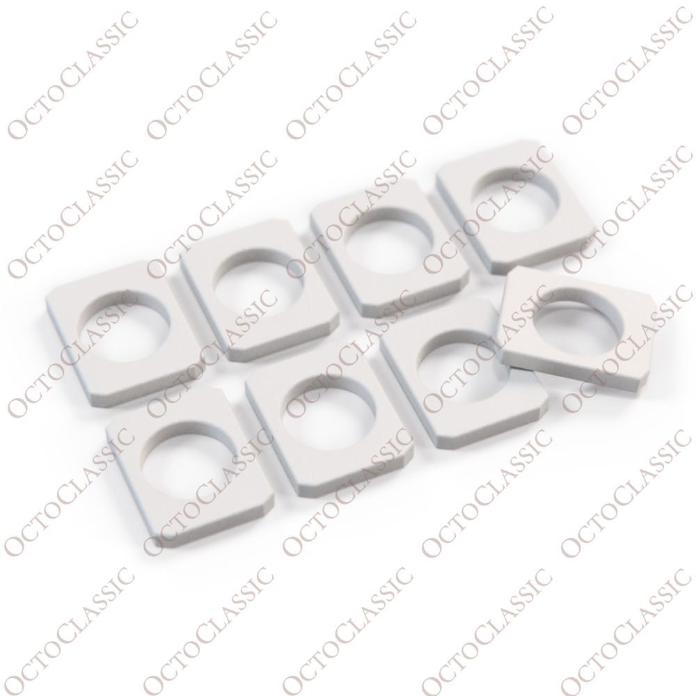 BMW Z3 Seat Repair Rail Bushing Spacers Set Of 8 White 52108401291 BMW Z3 Seat Repair Rail Bushing Spacers Set Of 8 White 52108401291
