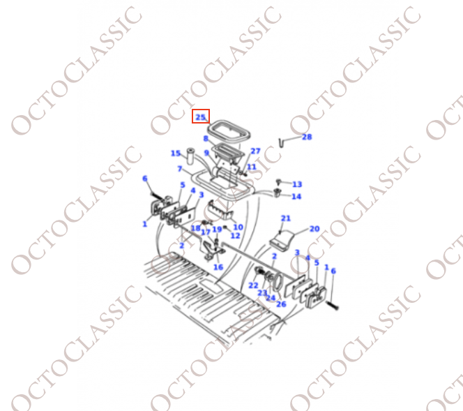 Range Rover Classic Tailgate Rear Lower Inner Handle Trim All Color MWC2480 Range Rover Classic Tailgate Rear Lower Inner Handle Trim All Color MWC2480