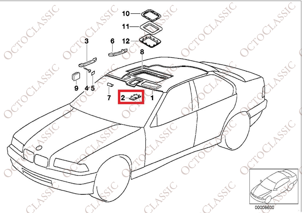 BMW E36 Limousine Schiebedach-Motorverkleidungsabdeckung Schwarz 51448173547 BMW E36 Limousine Schiebedach-Motorverkleidungsabdeckung Schwarz 51448173547