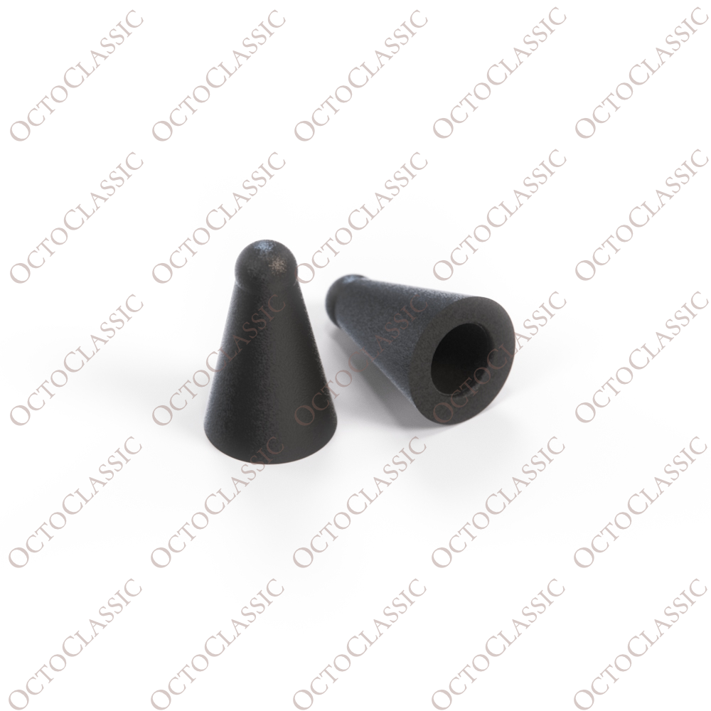 Zestaw osłon śrub centrujących BMW E30 Cabrio, 2 sztuki, czarne 54311971255 Zestaw osłon śrub centrujących BMW E30 Cabrio, 2 sztuki, czarne 54311971255
