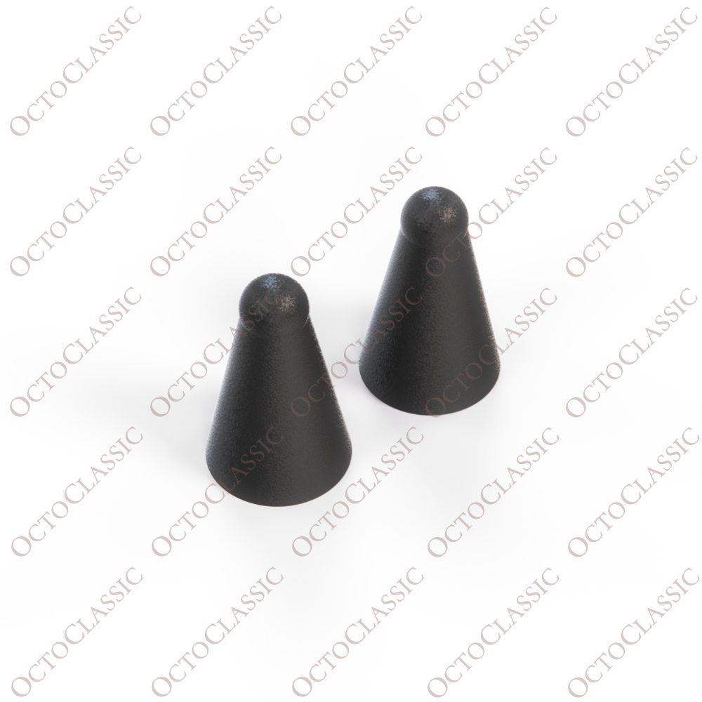 Zestaw osłon śrub centrujących BMW E30 Cabrio, 2 sztuki, czarne 54311971255 Zestaw osłon śrub centrujących BMW E30 Cabrio, 2 sztuki, czarne 54311971255