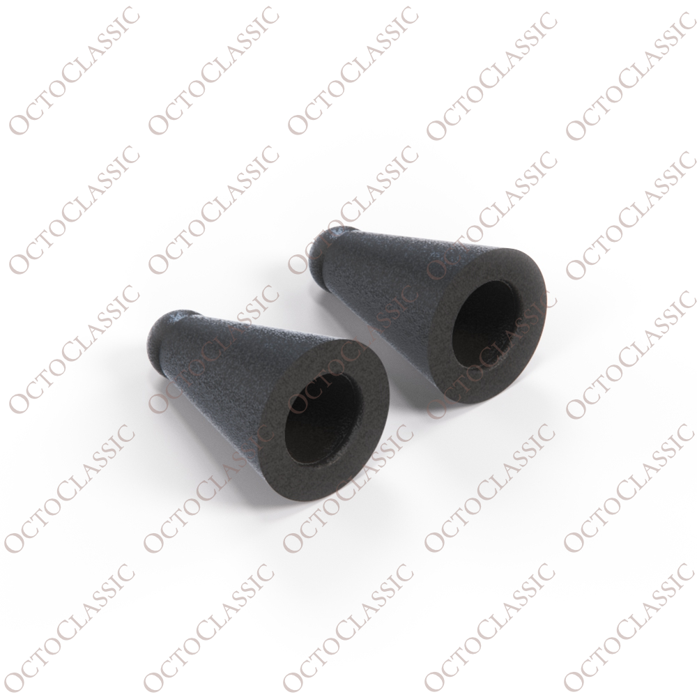 Zestaw osłon śrub centrujących BMW E30 Cabrio, 2 sztuki, czarne 54311971255 Zestaw osłon śrub centrujących BMW E30 Cabrio, 2 sztuki, czarne 54311971255